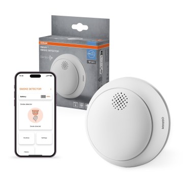 Osram - SMART+ Smoke Detector 3V Wi-Fi 1400 mAh