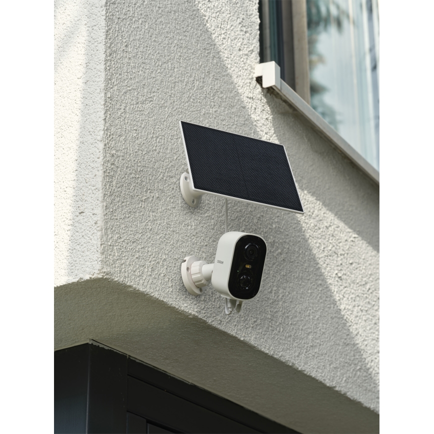 Osram - Smart solar camera with 2K SMART+ sensor, 5V, 5200 mAh, IP66, Wi-Fi