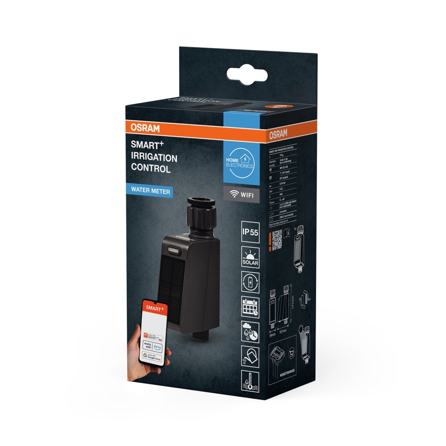 Osram - SMART+ Solar-Powered Irrigation Valve, IP55, Wi-Fi