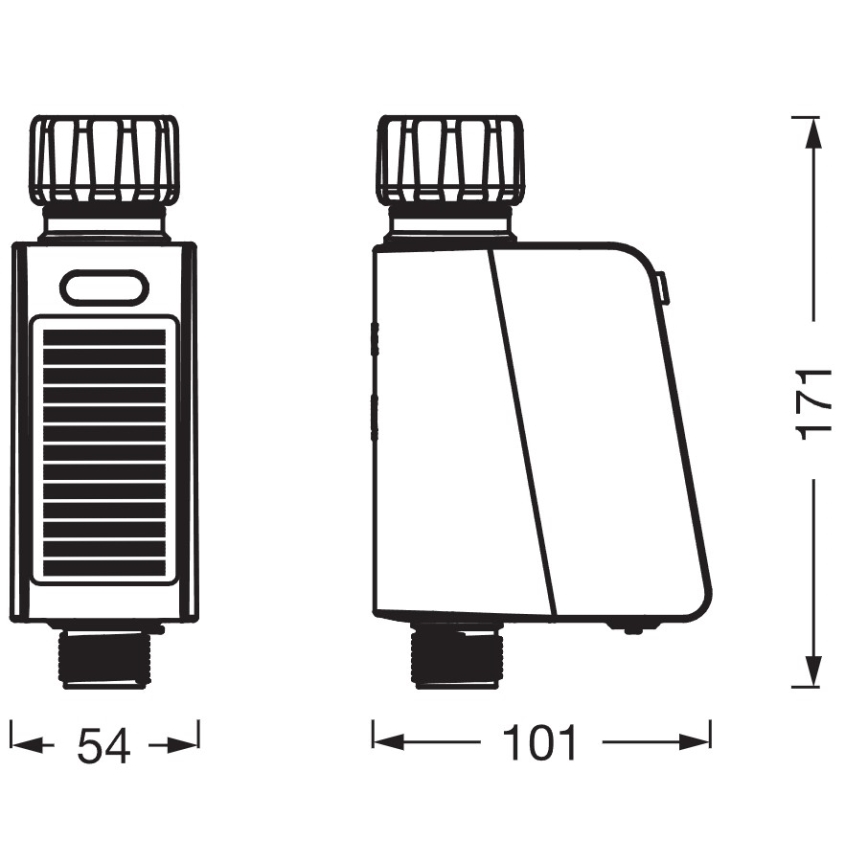 Osram - SMART+ Solar-Powered Irrigation Valve, IP55, Wi-Fi