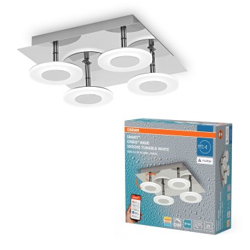 Osram - SMART+ WAVE Dimmable LED Bathroom Ceiling Light LED/24W/230V 3000-6500K IP44 Wi-Fi