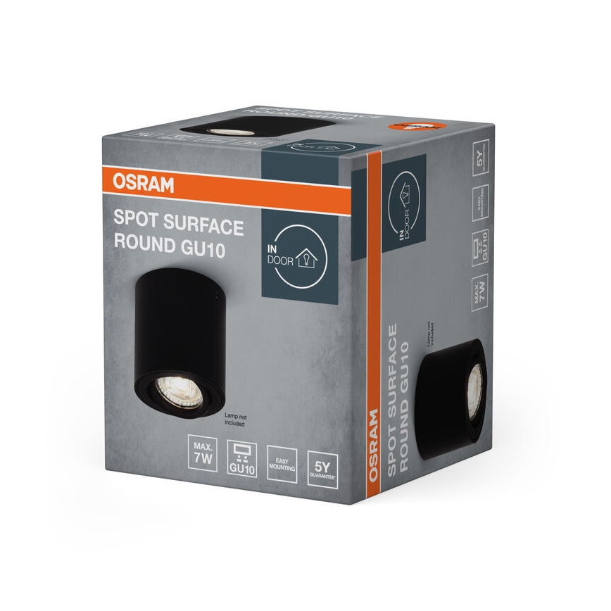 Osram - SPOT spotlight 1xGU10/7W/230V black