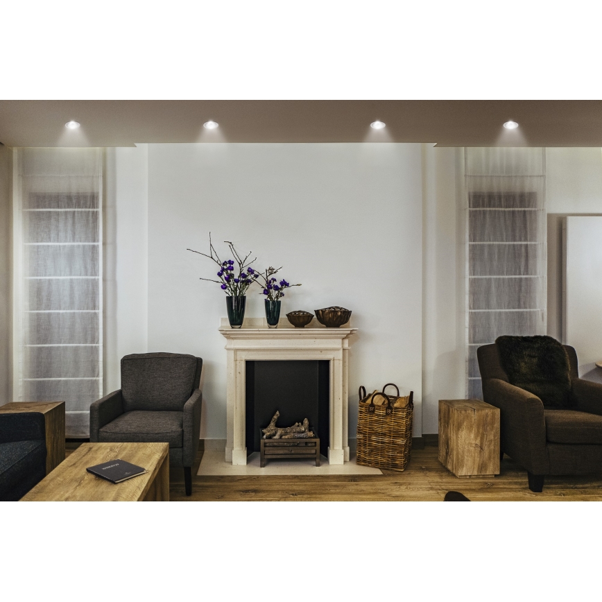 Osram - LED recessed downlight SPOT TWIST LED/5W/230V 4000K Ø 7 cm white/silver