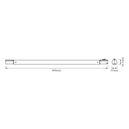 Osram - TUBEKIT LED Under-Cabinet Light, 8.9 W, 230 V, 4000 K, 60 cm, White