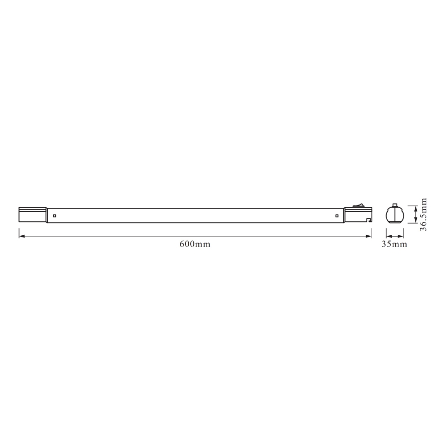 Osram - TUBEKIT LED Under-Cabinet Light, 8.9 W, 230 V, 4000 K, 60 cm, White