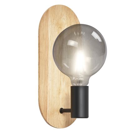 Osram - Wall lamp DECOR WOOD 1xE27/8W/230V rubberwood