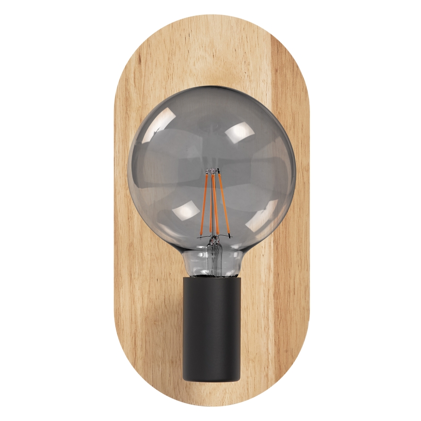 Osram - Wall lamp DECOR WOOD 1xE27/8W/230V rubberwood
