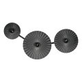 Osram - Wall light PLISSEE 3xE27/15W/230V anthracite