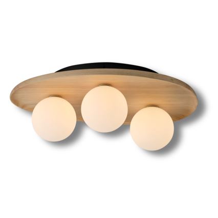 Osram - WOOD NEST ceiling light 3xG9/5W/230V rubberwood