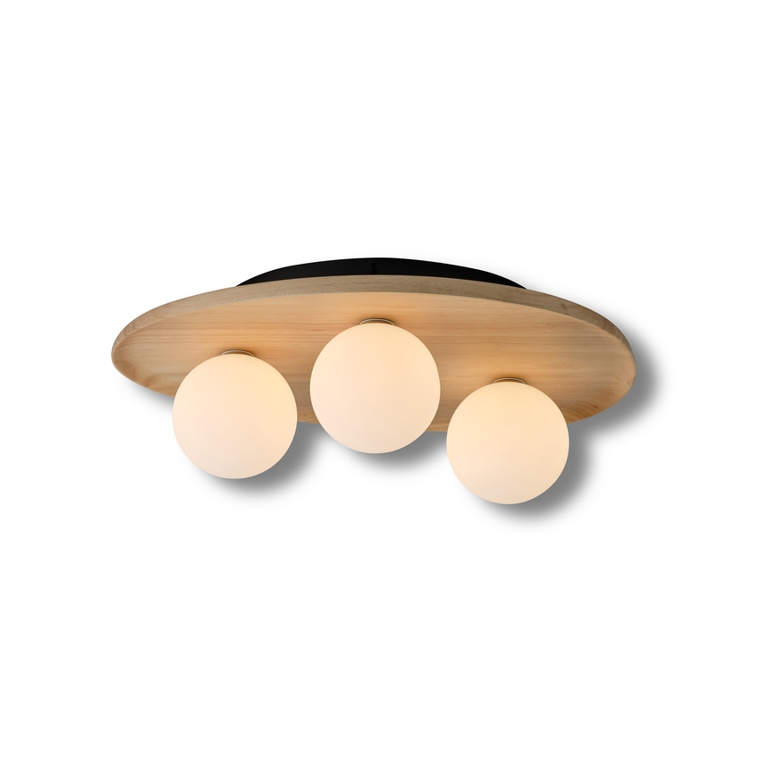 Osram - WOOD NEST ceiling light 3xG9/5W/230V rubberwood