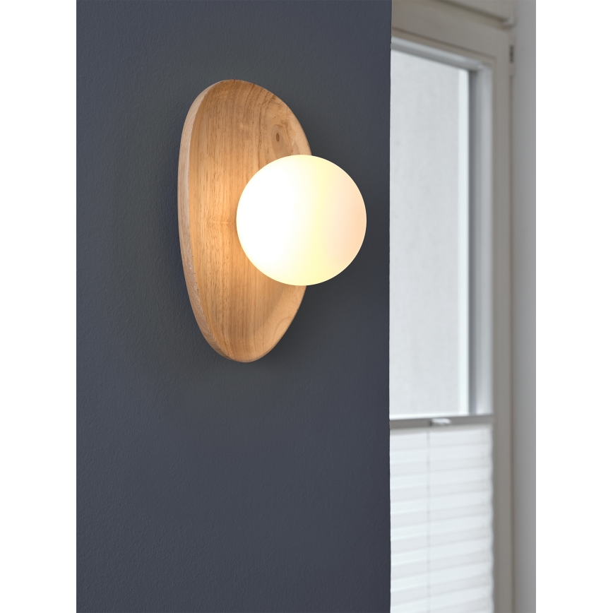 Osram - WOOD NEST Wall Light 1xG9/5W/230V Rubberwood