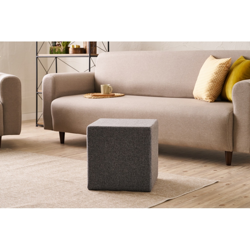 Ottoman CUBI 40x40 cm Anthracite