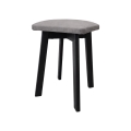Ottoman LUBE 36x36 cm black/grey