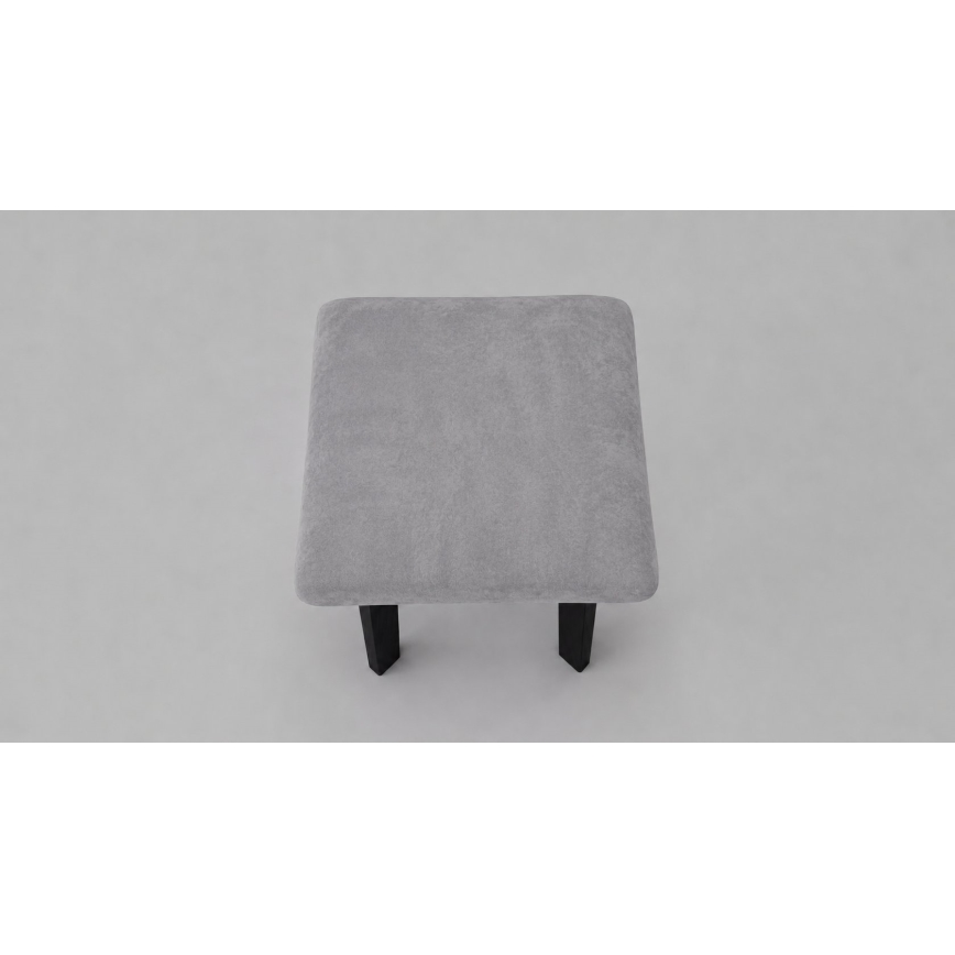 Ottoman LUBE 36x36 cm black/grey