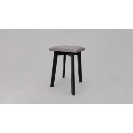 Ottoman LUBE 36x36 cm black/grey