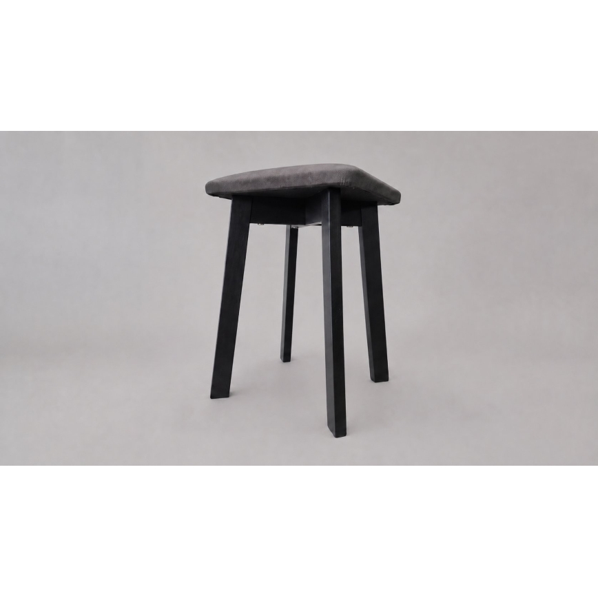 Ottoman LUBE 36x36 cm black/grey