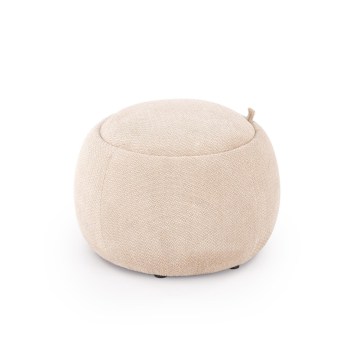 Ottoman PAKS Ø 50 cm beige