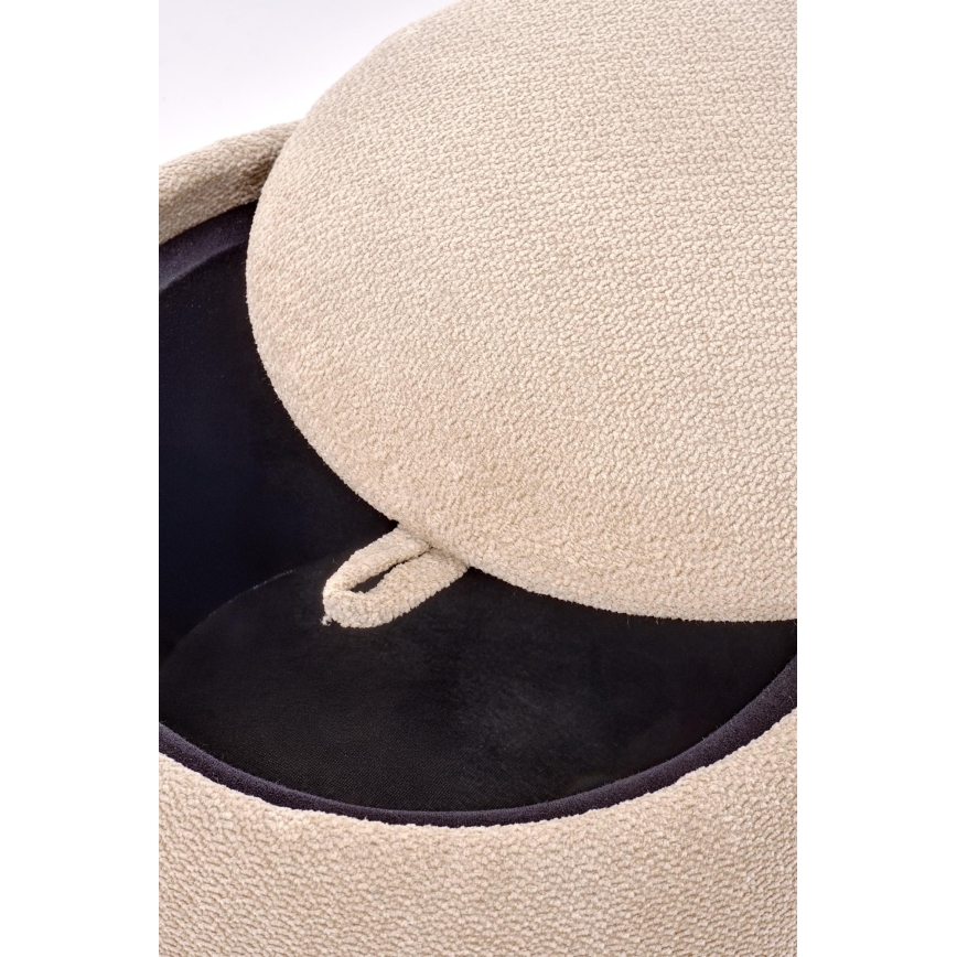 Ottoman PAKS Ø 50 cm beige