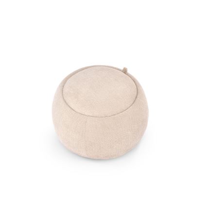 Ottoman PAKS Ø 50 cm beige