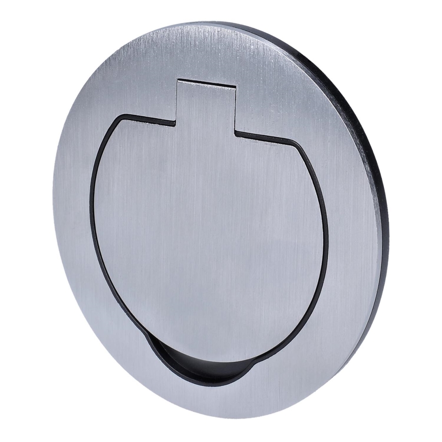 Outdoor built-in floor socket IP55 round