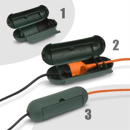 Outdoor cable cover IP44