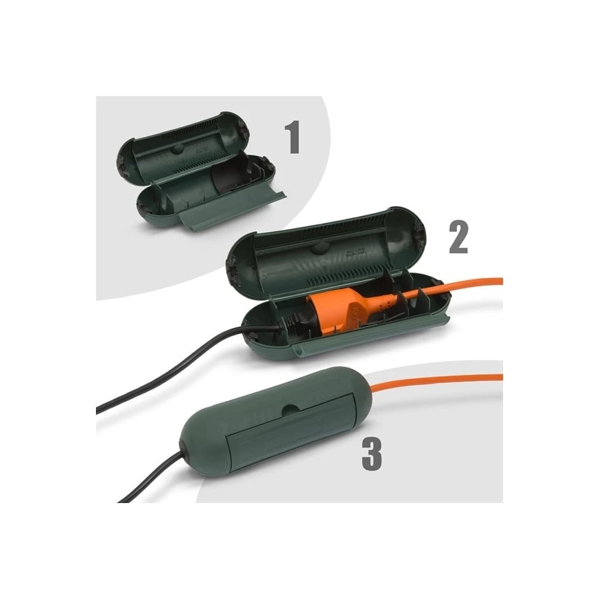 Outdoor cable cover IP44