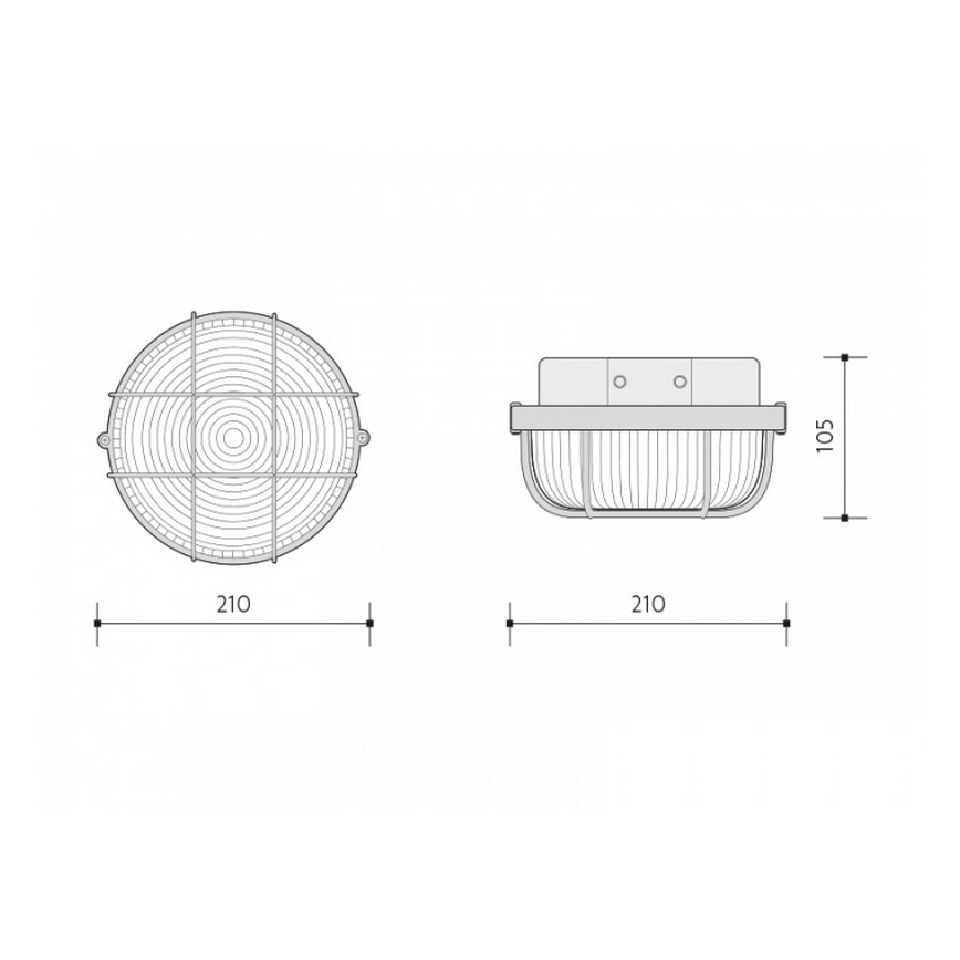 Outdoor Ceiling Light 1xE27/100W/230V