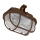 Outdoor ceiling light OVAL 1xE27/60W/230V IP44 brown
