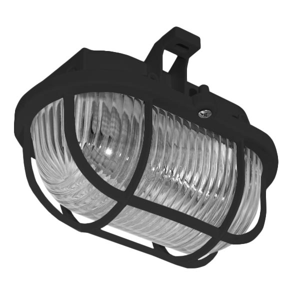 Outdoor ceiling light OVAL 1xE27/60W/230V IP44