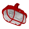 Outdoor ceiling light OVAL 1xE27/60W/230V IP44 red