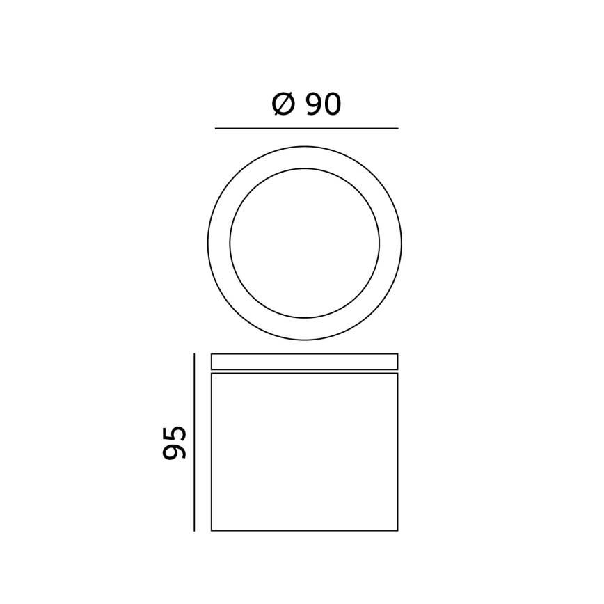 Outdoor ceiling light QUAZAR 1xGU10/20W/230V IP44