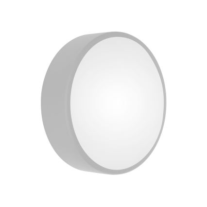 Outdoor ceiling light with a sensor CLEO 2xE27/24W/230V d. 30 cm grey IP54