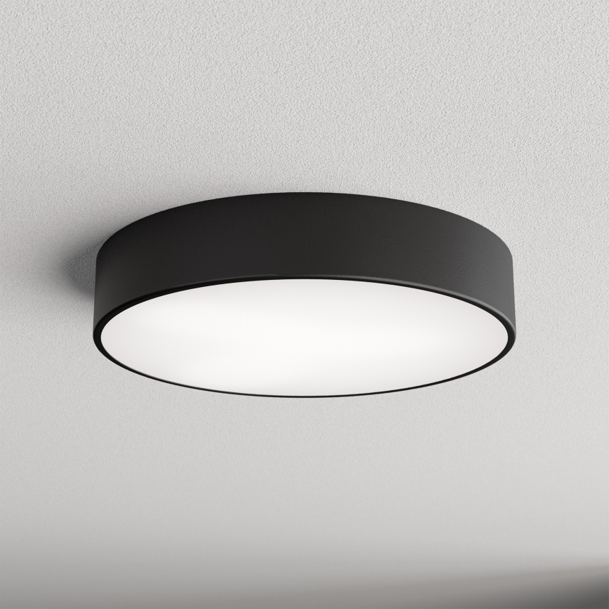Outdoor ceiling light with a sensor CLEO 3xE27/24W/230V d. 40 cm black IP54