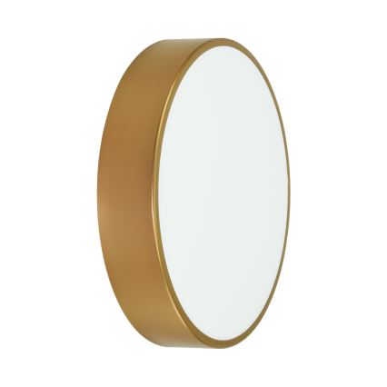 Outdoor ceiling light with a sensor CLEO 3xE27/24W/230V d. 40 cm gold IP54