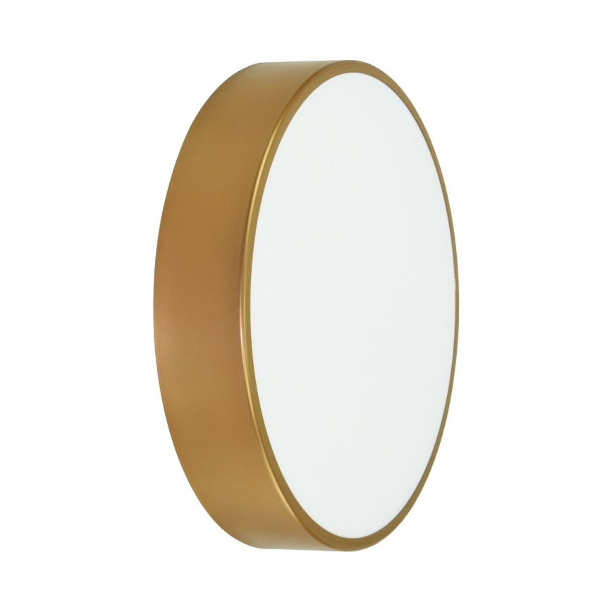 Outdoor ceiling light with a sensor CLEO 3xE27/24W/230V d. 40 cm gold IP54