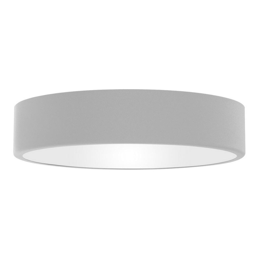 Outdoor ceiling light with a sensor CLEO 3xE27/24W/230V d. 40 cm grey IP54