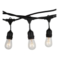 Outdoor chain STRING 15m 15xE27/25W/230V IP54