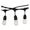 Outdoor chain STRING 5m 10xE27/40W/230V IP54