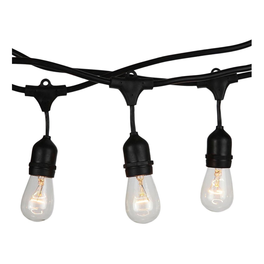 Outdoor chain STRING 5m 10xE27/40W/230V IP54
