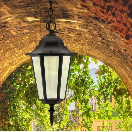 Outdoor chandelier 1xE27/20W/230V IP43 black