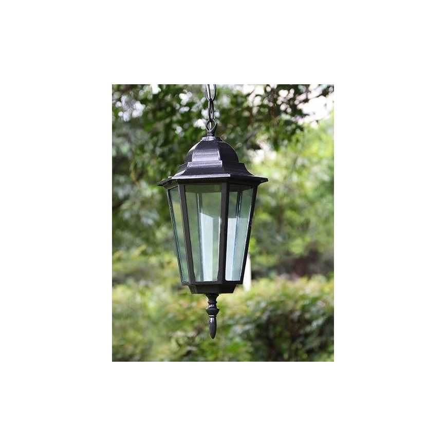 Outdoor chandelier 1xE27/20W/230V IP43 black