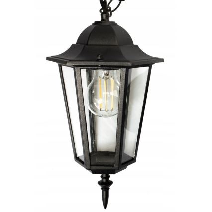 Outdoor chandelier 1xE27/20W/230V IP43 black