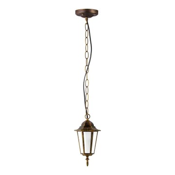 Outdoor chandelier 1xE27/20W/230V IP43 patina