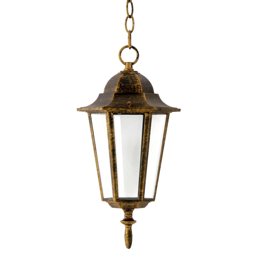 Outdoor chandelier 1xE27/20W/230V IP43 patina