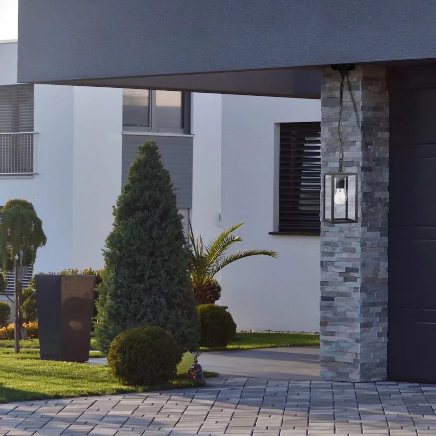 Outdoor chandelier MALMO 1xE27/15W/230V black