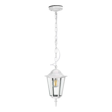 Outdoor chandelier on a chain 1xE27/60W/230V IP44 white