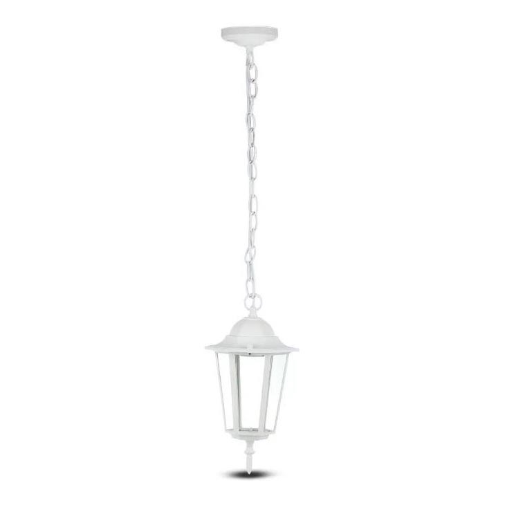 Outdoor chandelier on a chain 1xE27/60W/230V IP44 white