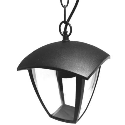 Outdoor chandelier on a chain SURVA 1xE27/60W/230V IP44 black