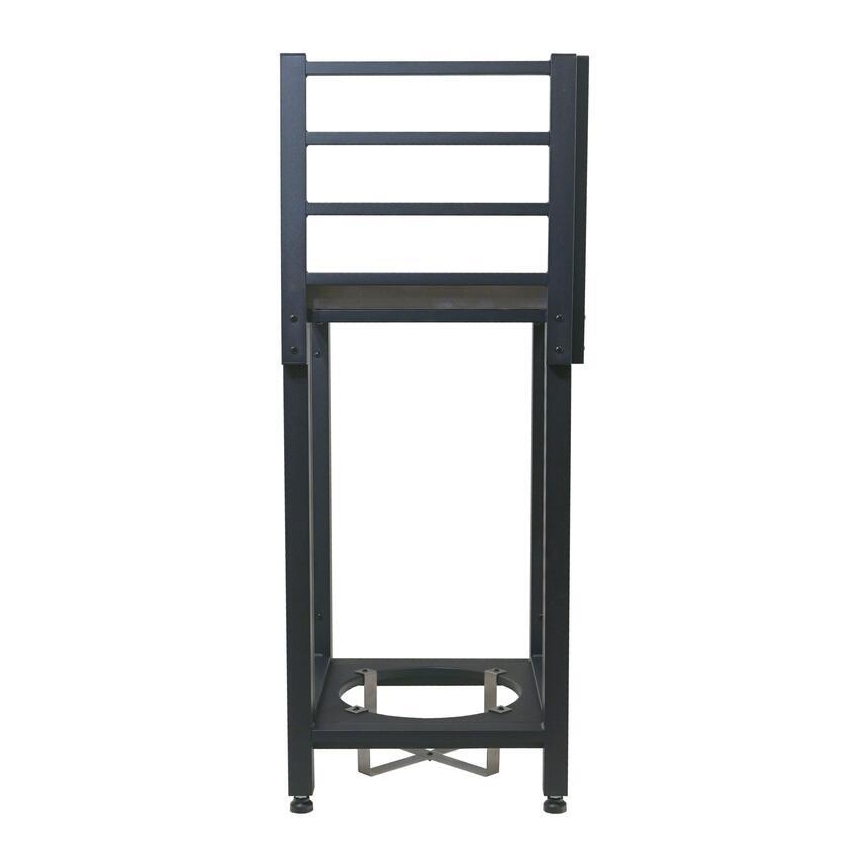 Outdoor corner module 47x47x123 cm black/stainless steel