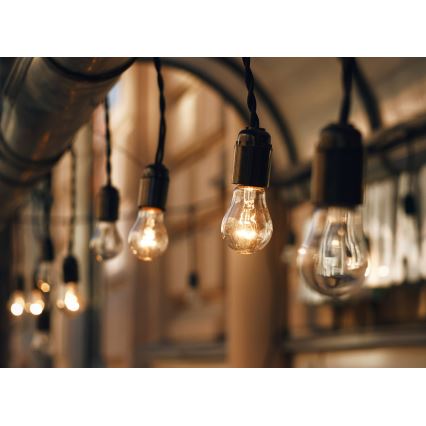 Outdoor decorative chain GARLAND 22 m 20xE27/15W/230V IP44